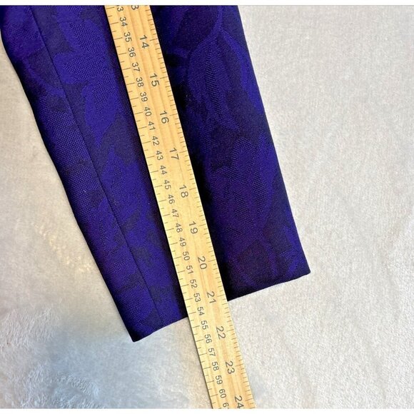 Pendleton Wool Jacket Blazer Purple Flora Black Violet Button Down Women's 10P - Picture 6 of 9